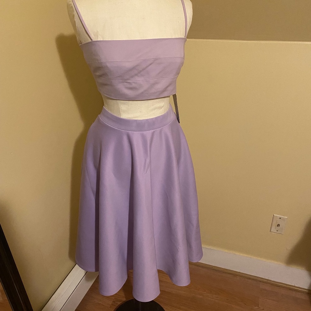 ASOS scuba a-line skirt